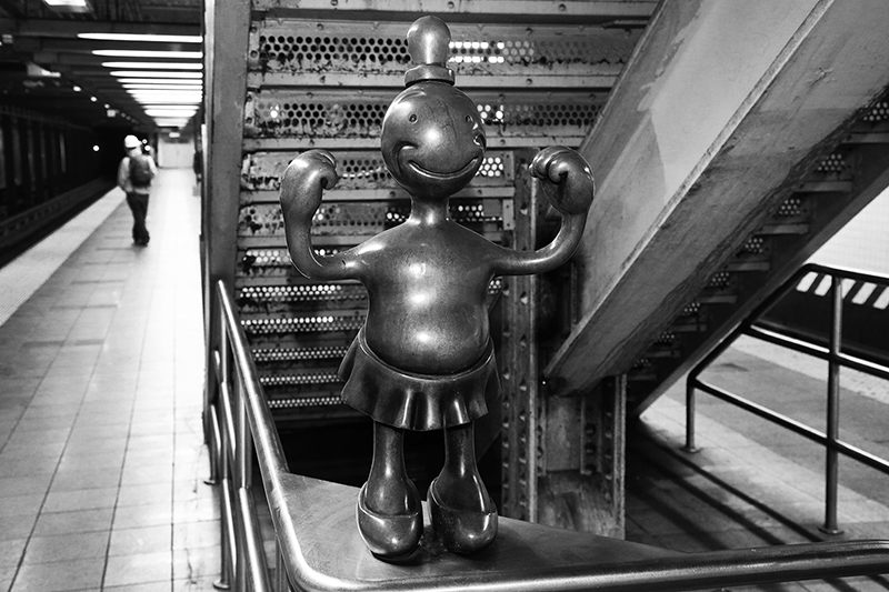 Subway Token Figures : Art : Subway : New York : Tom Otterness : New York : Personal Photo Projects :  Richard Moore Photography : Photographer : 